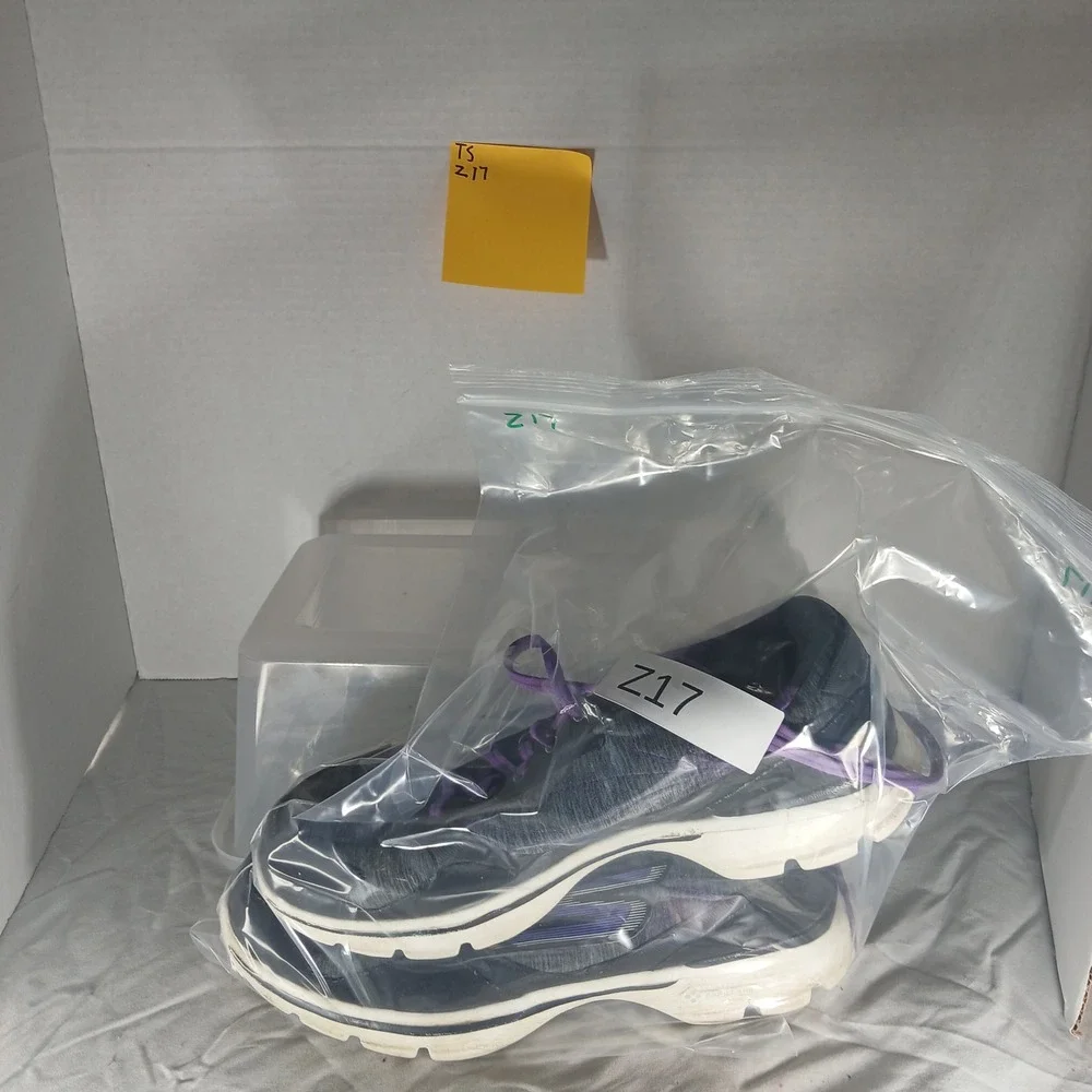 Skechers Go Walk Women's Black Purple‎ Athletic Shoes Size 8.5